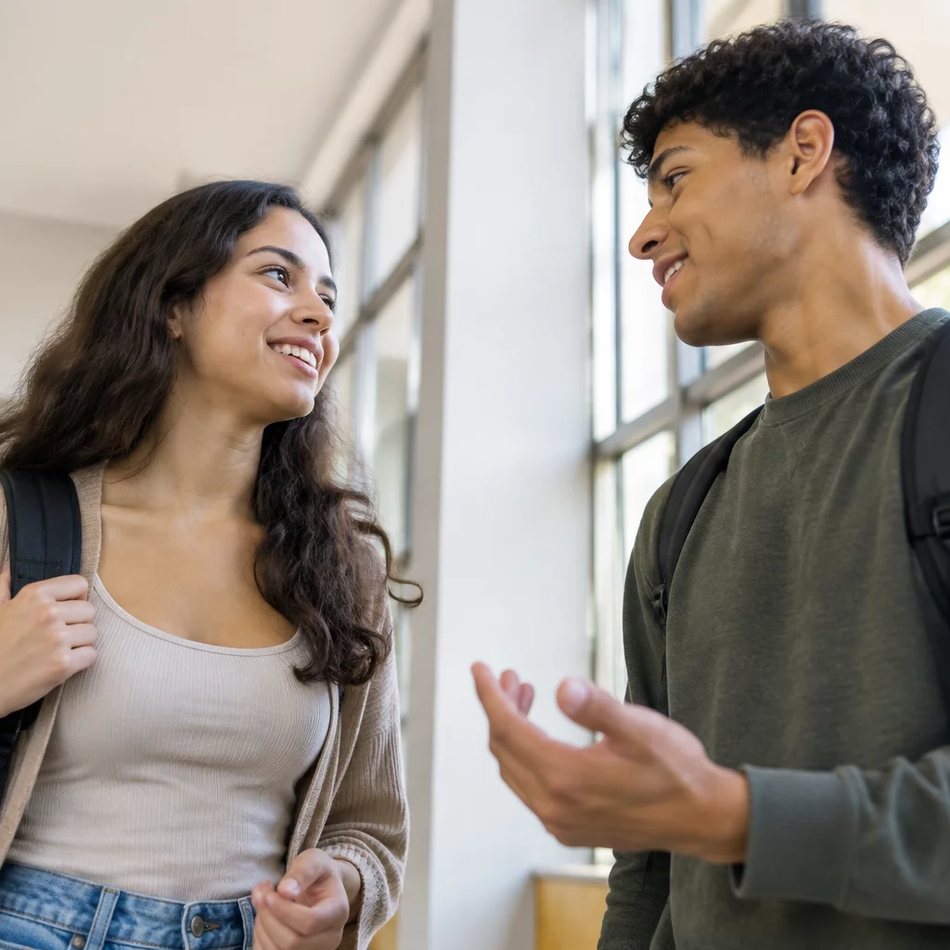 Time reunido em volta de folhas impressas com os itens da pauta do dia